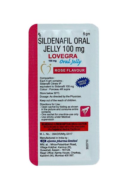 Lovegra Oral Jelly 100mg – Image 4